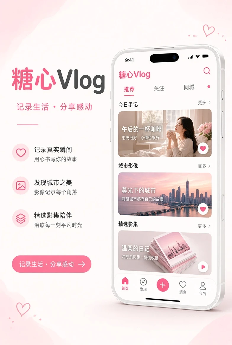 糖心Vlog APP内容导览